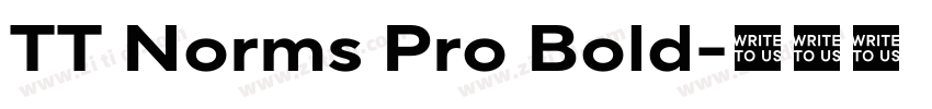 TT Norms Pro Bold字体转换 TT Norms Pro Bold字体转换